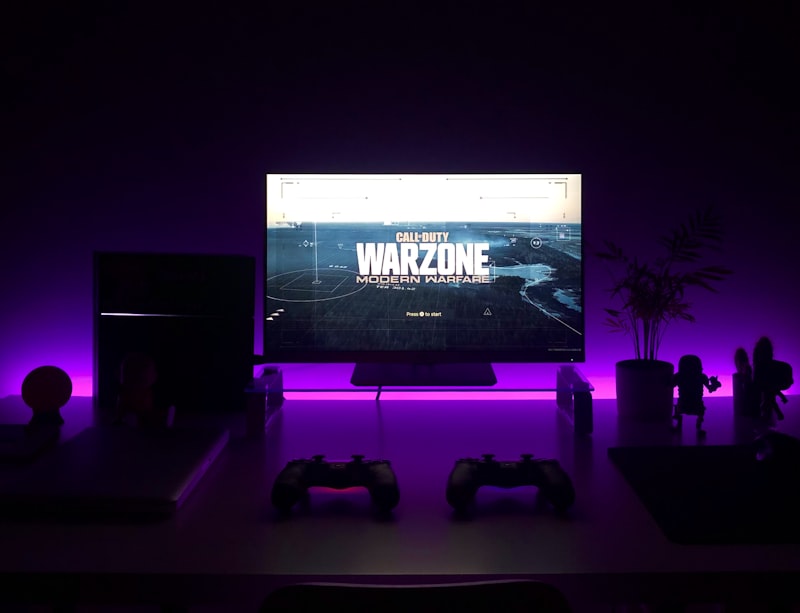 How to use IPTV - TV setup with purple lighting