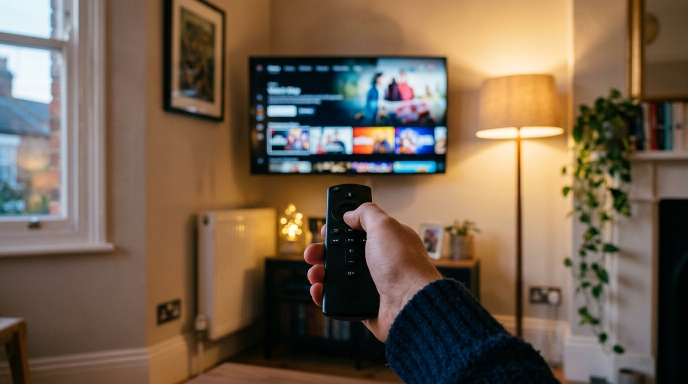 iptv on firestick uk: setting up a streaming app with the Firestick remote